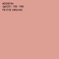 #DD9F94 - Petite Orchid Color Image